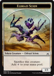 Eldrazi Scion token (3) (1/1)