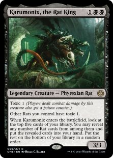 Karumonix, the Rat King · Phyrexia: All Will Be One (ONE) #282 · Scryfall  Magic The Gathering Search