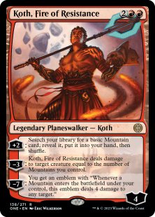 Koth, Fire of Resistance (foil)