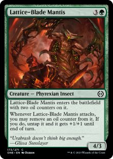 Lattice-Blade Mantis (foil)