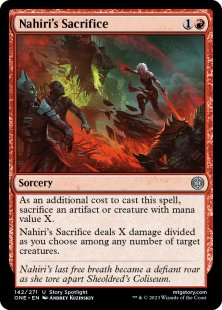 Nahiri's Sacrifice (foil)