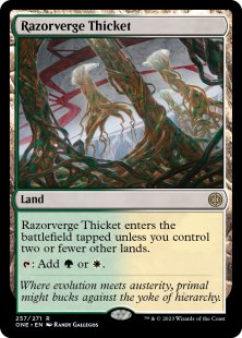 Razorverge Thicket (foil)