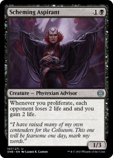 Scheming Aspirant (foil)