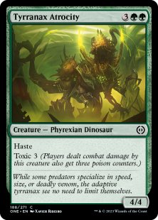 Tyrranax Atrocity (foil)