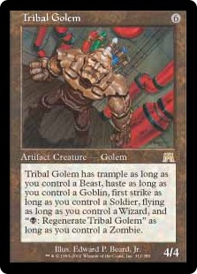 Tribal Golem (foil)