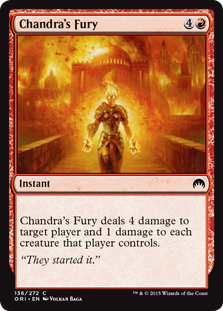 Chandra's Fury (foil)