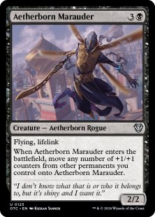 Aetherborn Marauder - Outlaws of Thunder Junction Commander | Bazaar of  Magic