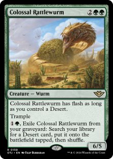 Colossal Rattlewurm (foil)