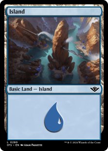 Island (#280) (foil)