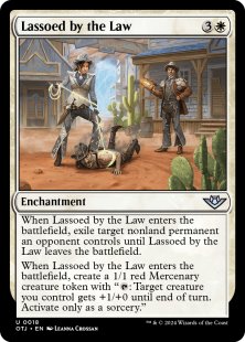 Lassoed by the Law (foil)