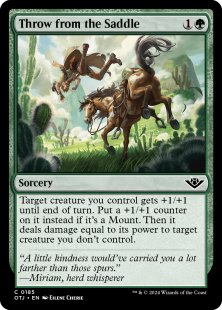 Throw from the Saddle (foil)