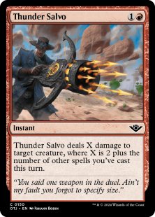 Thunder Salvo (foil)