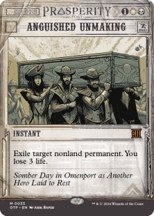 Anguished Unmaking (foil) (showcase)