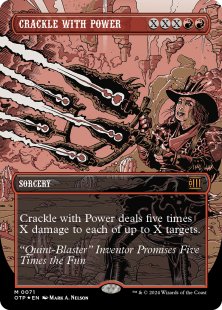 Crackle with Power (textured foil) (borderless)