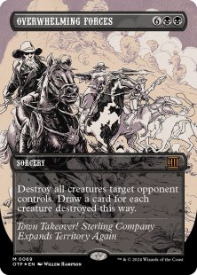 Overwhelming Forces (textured foil) (borderless)