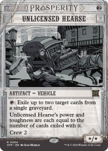 Unlicensed Hearse (foil) (showcase)