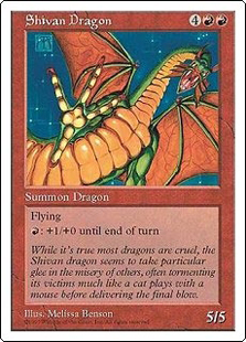 Shivan Dragon (oversized)