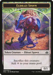 Eldrazi Spawn token (2) (0/1)