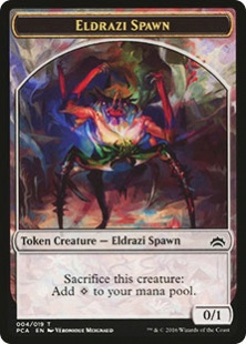 Eldrazi Spawn token (3) (0/1)