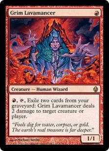 Grim Lavamancer (foil)