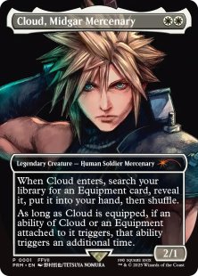 Cloud, Midgar Mercenary (borderless)