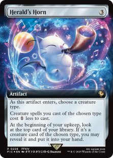 Herald's Horn (foil) (extended art)