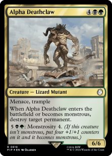 Alpha Deathclaw (surge foil)