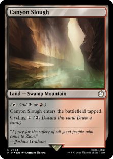 Canyon Slough (surge foil)