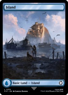 Island (#319) (foil) (full art)