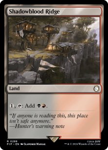 Shadowblood Ridge (foil)