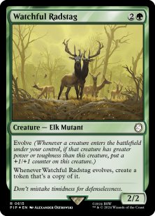 Watchful Radstag (surge foil)