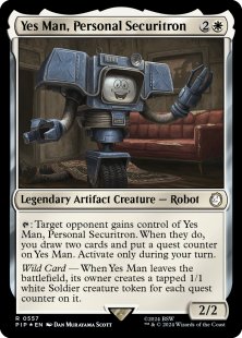 Yes Man, Personal Securitron (surge foil)