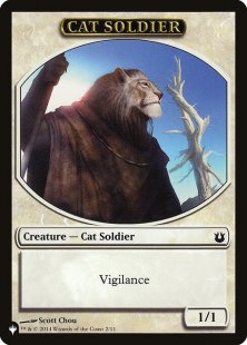 Cat Soldier token (Born of the Gods)