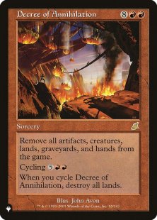 Decree of Annihilation (foil) - From the Vault: Annihilation