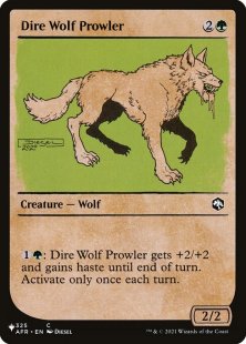 Dire Wolf Prowler (showcase)