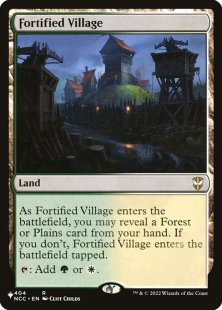 Fortified Village (Streets of New Capenna Commander)