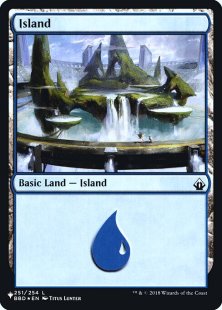 Island (Battlebond) (foil)