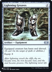 Lightning Greaves (Double Masters) (foil)
