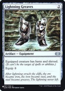 Lightning Greaves (Double Masters) (foil)