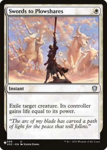 Swords to Plowshares (Crimson Vow Commander)