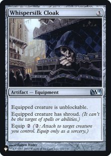 Whispersilk Cloak (Magic 2011) (foil)