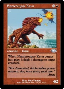 Flametongue Kavu (foil)