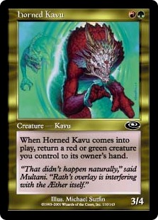 Horned Kavu (foil)