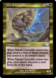 Marsh Crocodile (foil)
