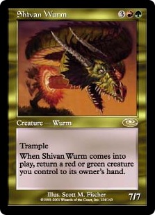 Shivan Wurm (foil)
