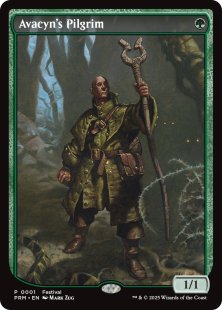 Avacyn's Pilgrim (Festival) (foil) (full art)