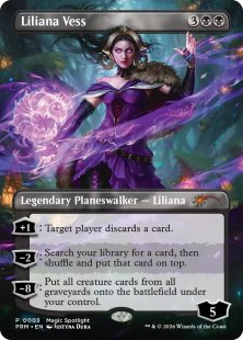 MTG Liliana Vess Magic Spotlight プロモ Liliana Vess (3) (Magic Spotlight) (borderless) - Overige Promo