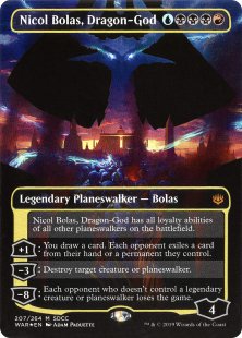 Nicol Bolas, Dragon-God (foil) (borderless)