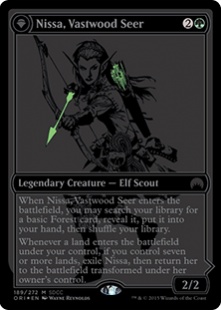 Nissa, Vastwood Seer (foil)