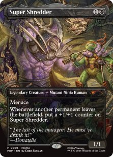 Super Shredder (foil) - Teenage Mutant Ninja Turtles | Bazaar of Magic